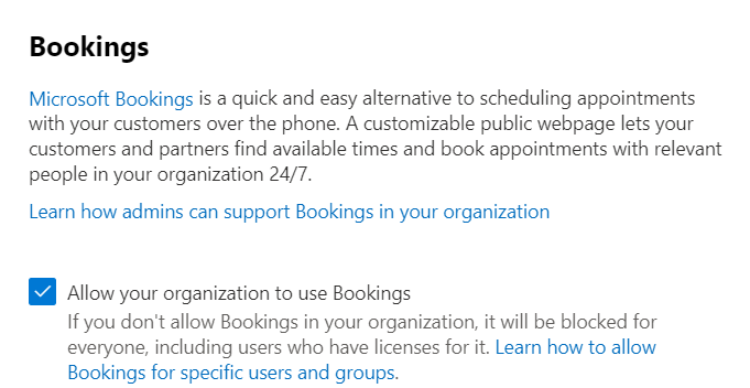 Bookings.com - Microsoft Community