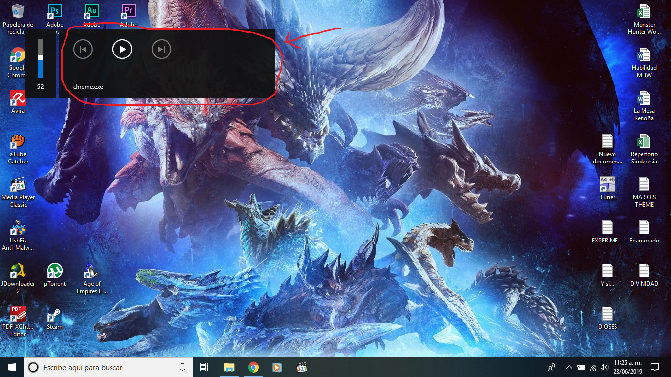 Windows 10 • Barra de sonido aparece con un recuadro con el nombre de -  Microsoft Community