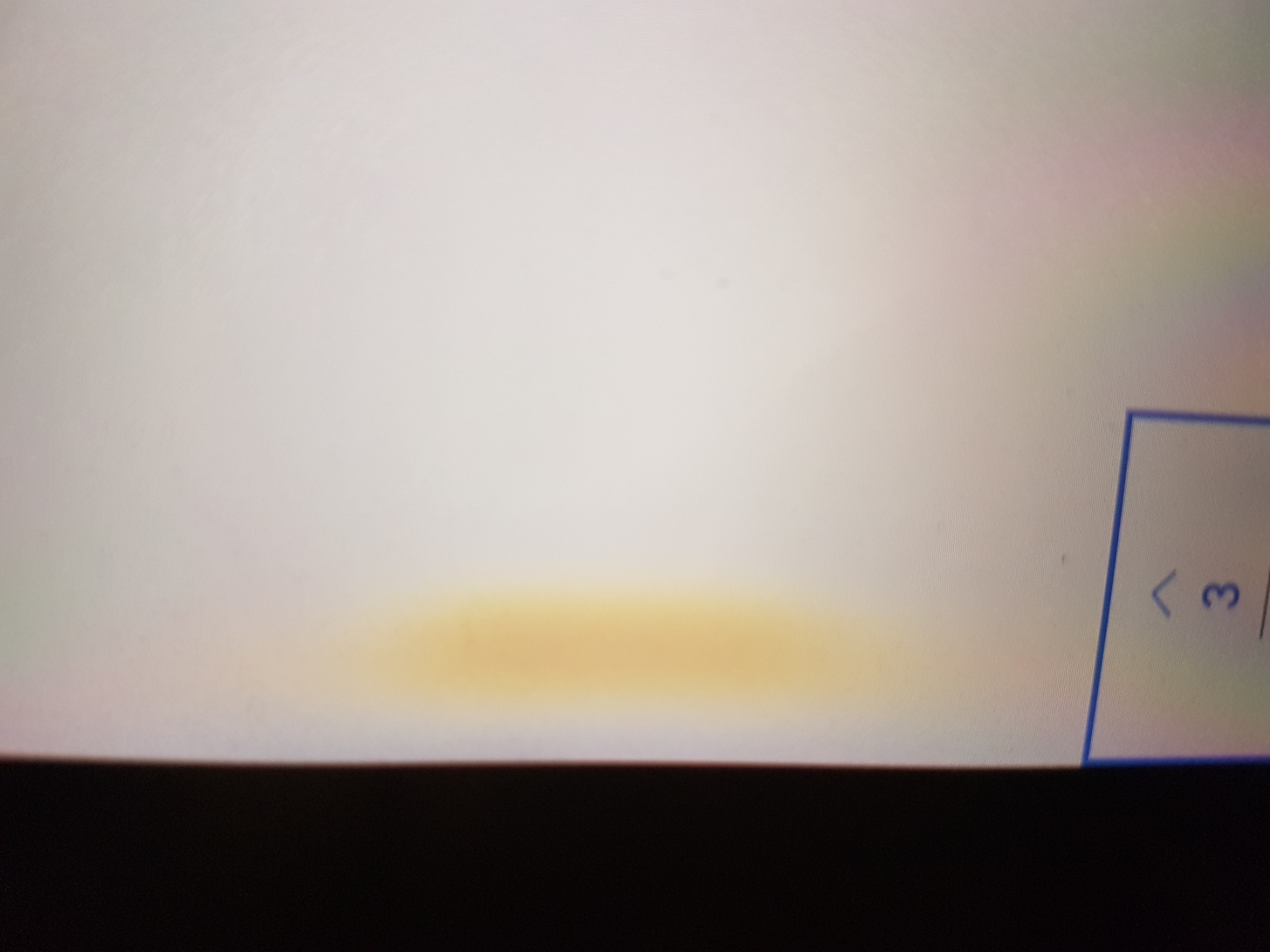 Yellow screen discoloration on the left side of my screen, a dead