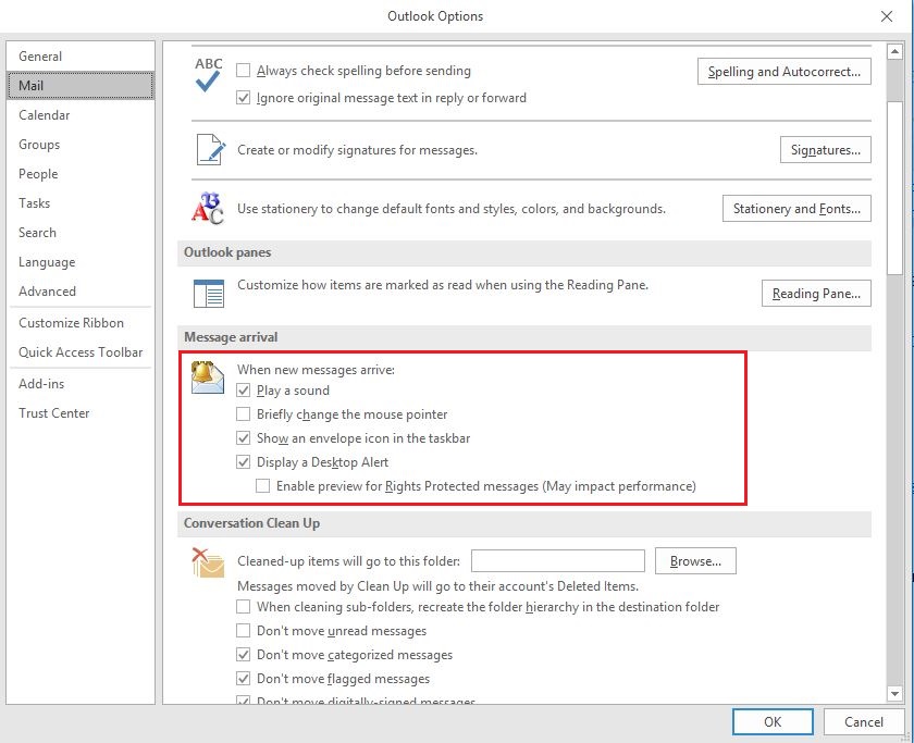 Any desktop notifier for office 365 mail? - Microsoft Community