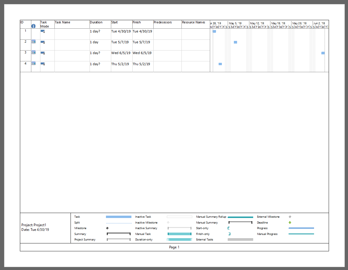 Ms Project Export Of Gantt Chart In Pdf Microsoft Community