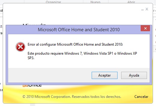 No puedo instalar Office 2010 en Windows  - Microsoft Community