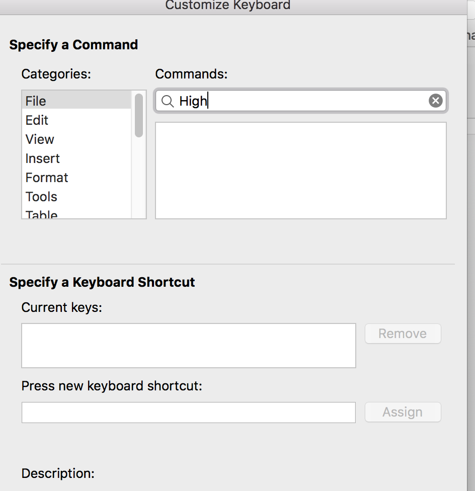 Keyboard Shortcut For Highlighting Text In Word Mac