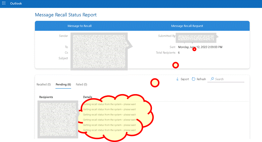 How To Know Recall Succeeded? Report Stuck In "Getting Recall Status ...