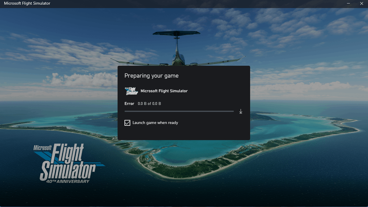 The selection cannot be launched. Microsoft talk it