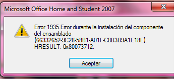 Office 2007 - No puedo abrir ningún programa, ya sea Word , Excel -  Microsoft Community