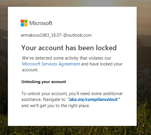 BLOCKED ACCOUNT - Microsoft Community