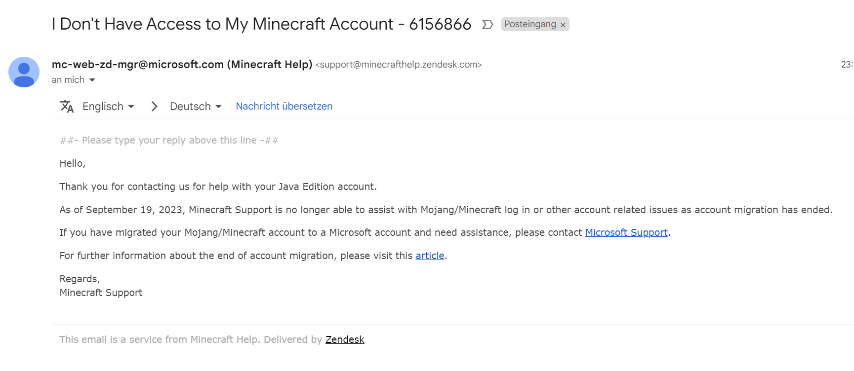 My Microsoft Account don't have my Minecraft Account. - Microsoft Community