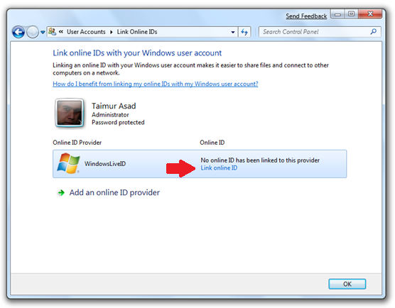 How to login to network share when Microsoft Account is tied to