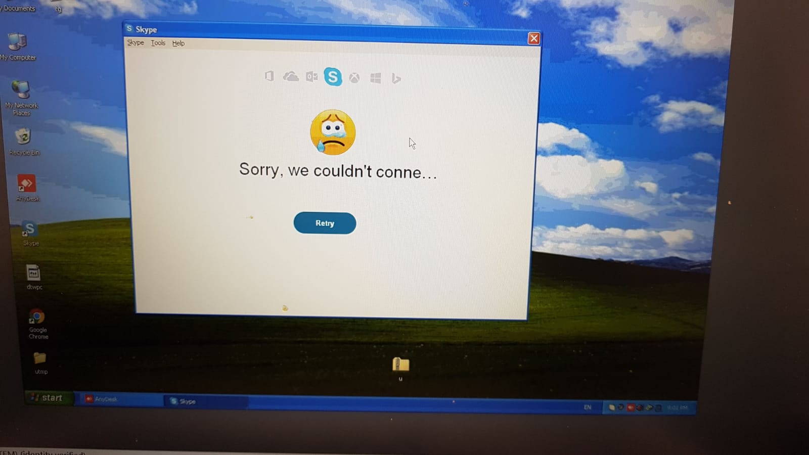 Skype не работает windows xp