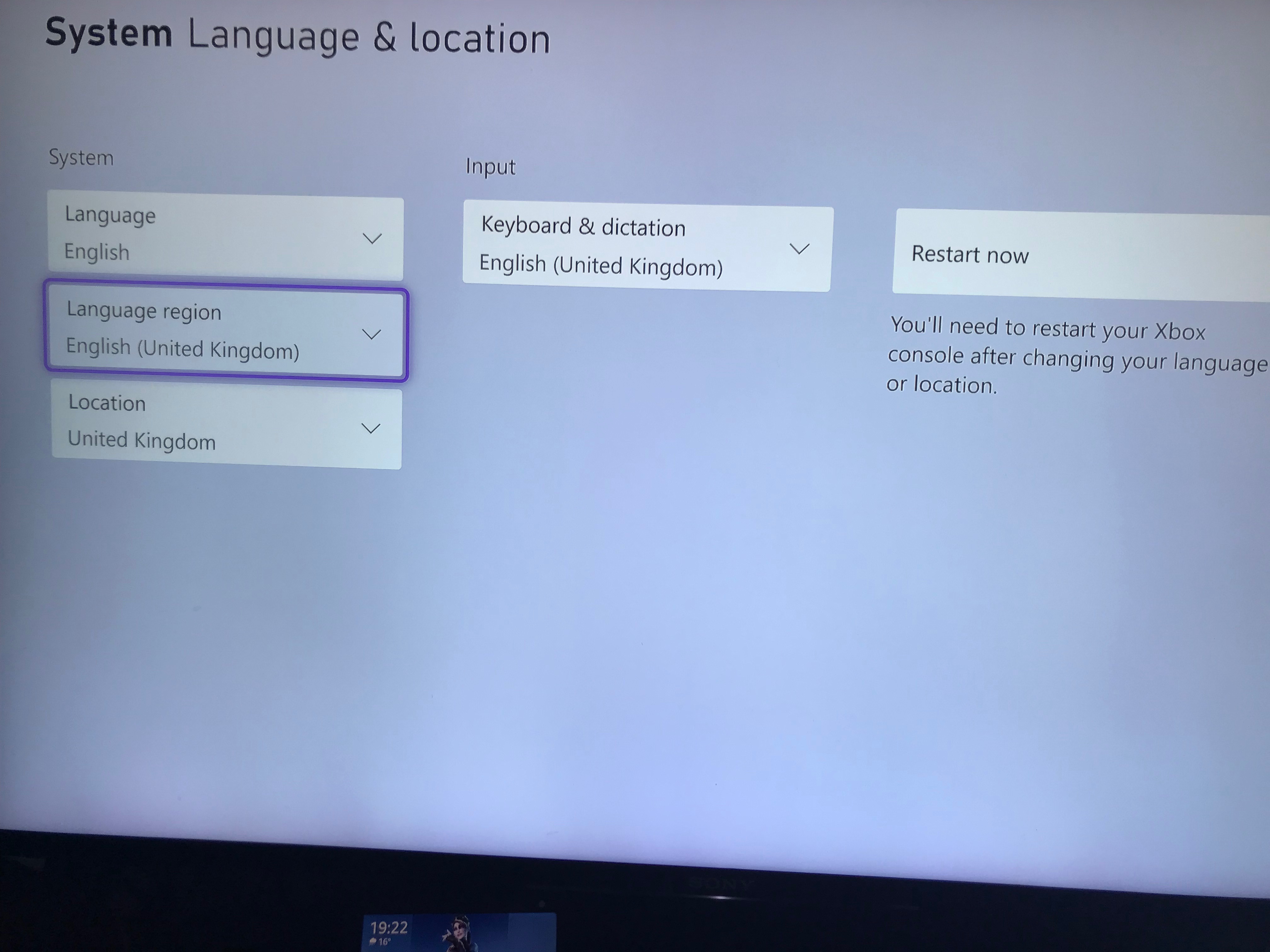XBOX Series X Language Region Bug Glitch Microsoft Community
