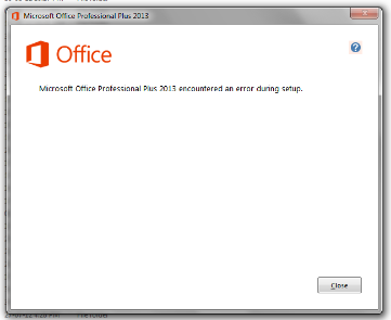 Microsoft office 2013 professional plus preview encountered error -  Microsoft Community