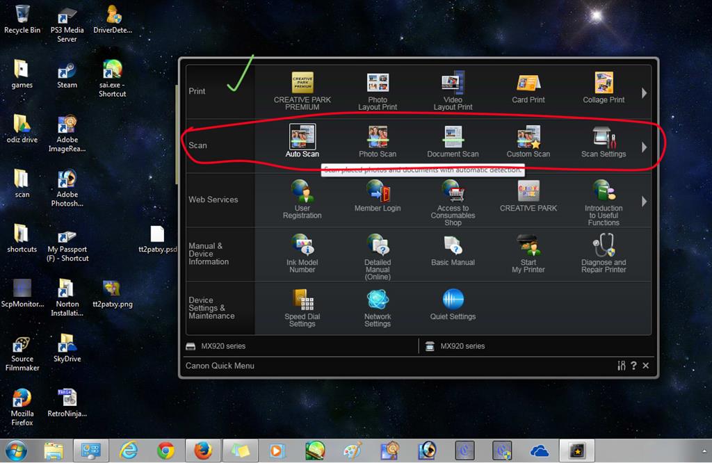 SOS : canon mx922 printer and , scanner working - Microsoft Community