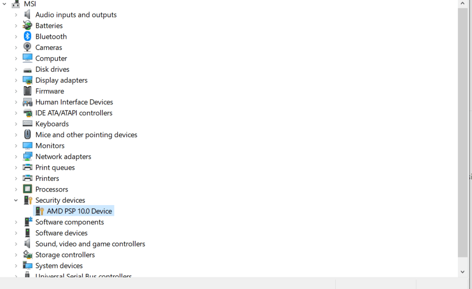 Upgrade to windows 10 20h2 destroyed my PSP TPM. Microsoft Community