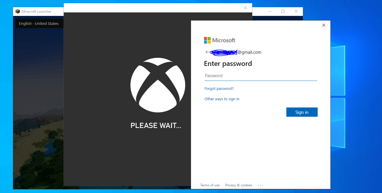 Minecraft new launcher account problem - Microsoft Community