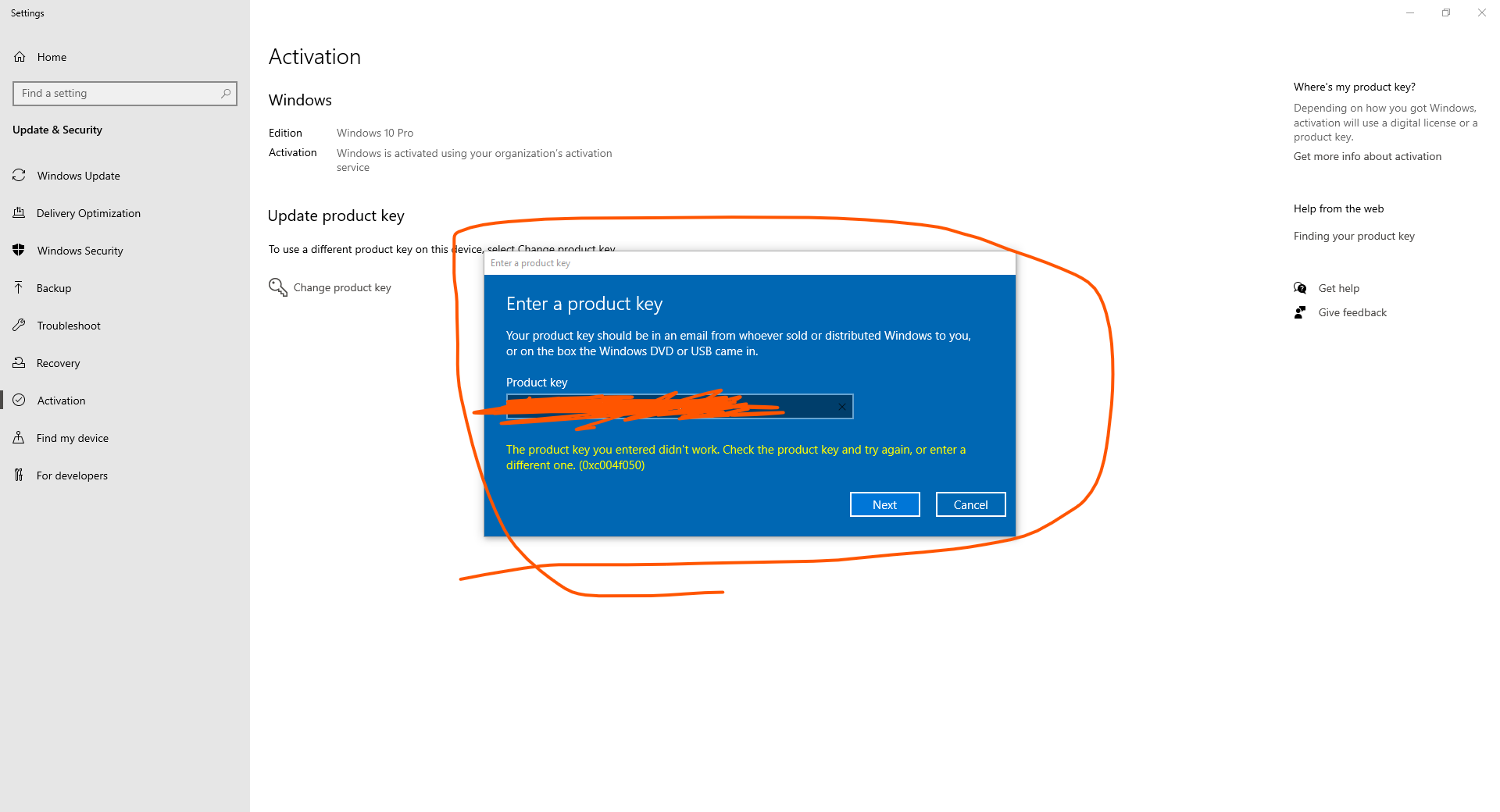 เปลี่ยน Product Key ของ Windows 10 Home ไม่ได้ - Microsoft Community