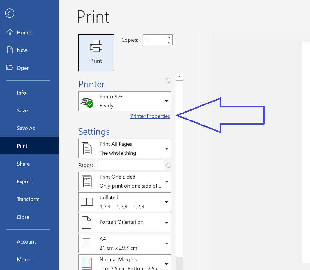 No color management in MS Word print dialogue box - Microsoft Community