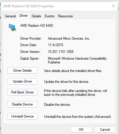 Hd 6450 windows online 10 driver