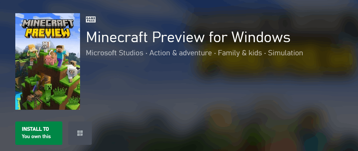 Minecraft chega ao Xbox Game Pass em abril