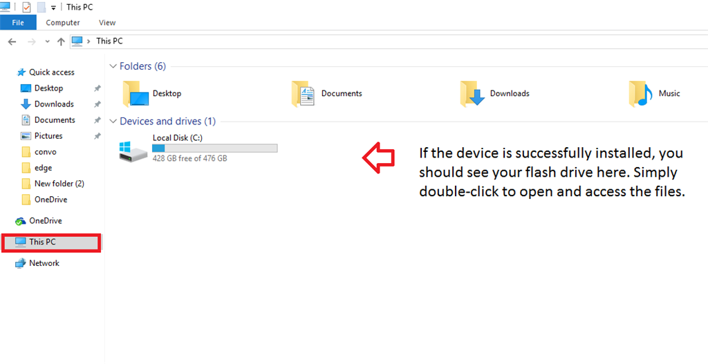 How to open flash drive on laptop microsoft community