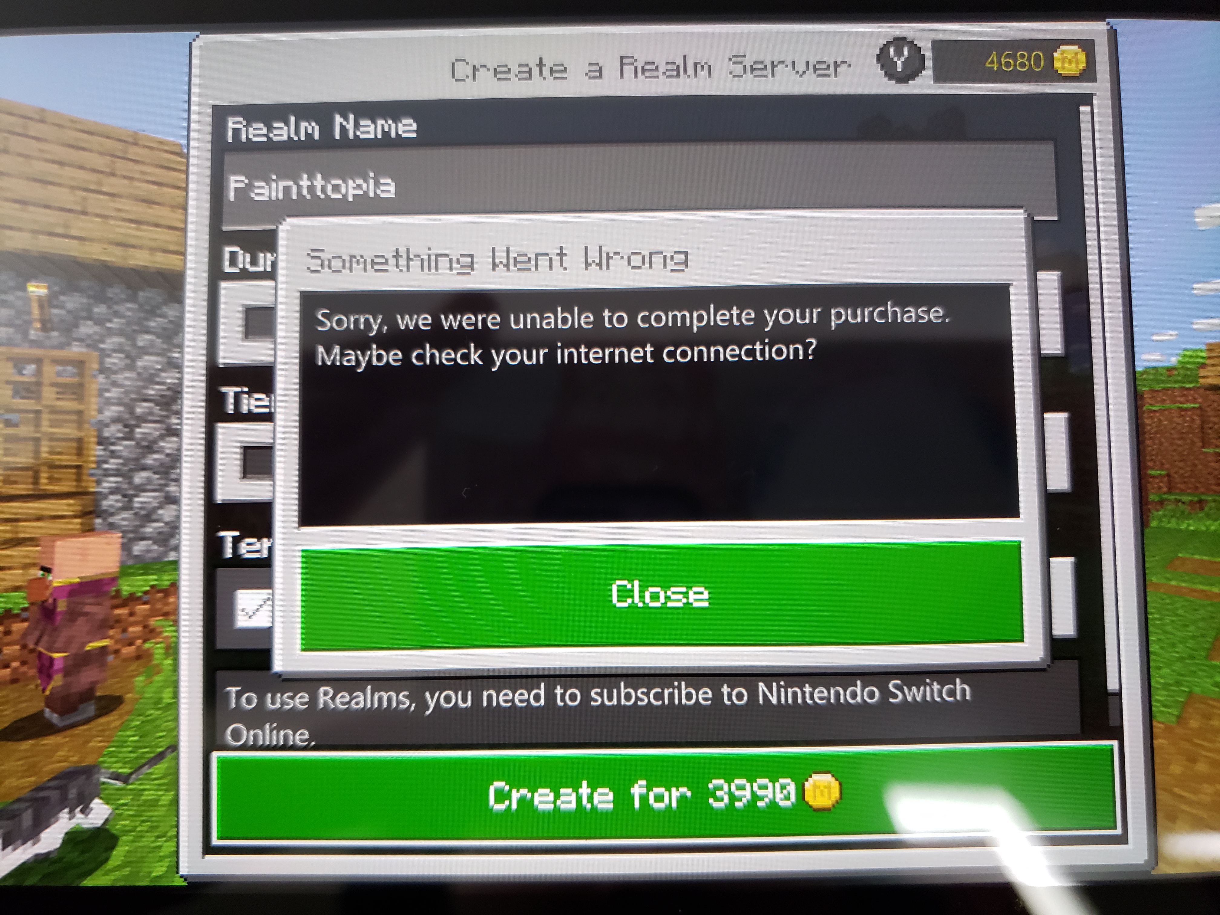 minecraft switch marketplace