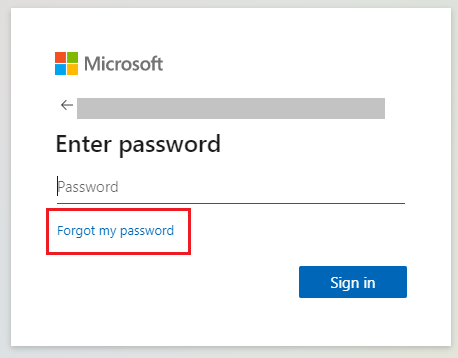 I forgot my password for Microsoft Teams - Microsoft Community