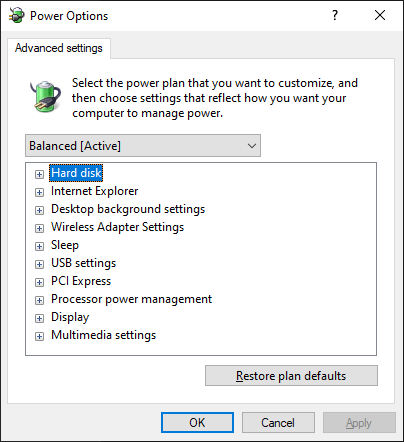 Gør gulvet rent forgænger Goodwill Why no USB Settings in Advanced Power Settings? - Microsoft Community