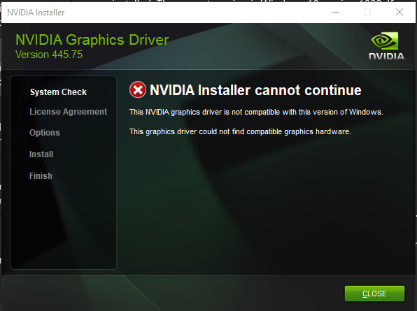 nvidia rtx 2060 drivers windows 10