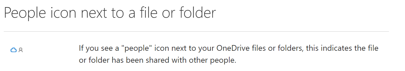 Icons for OneDrive - meaning not clear - Microsoft Community