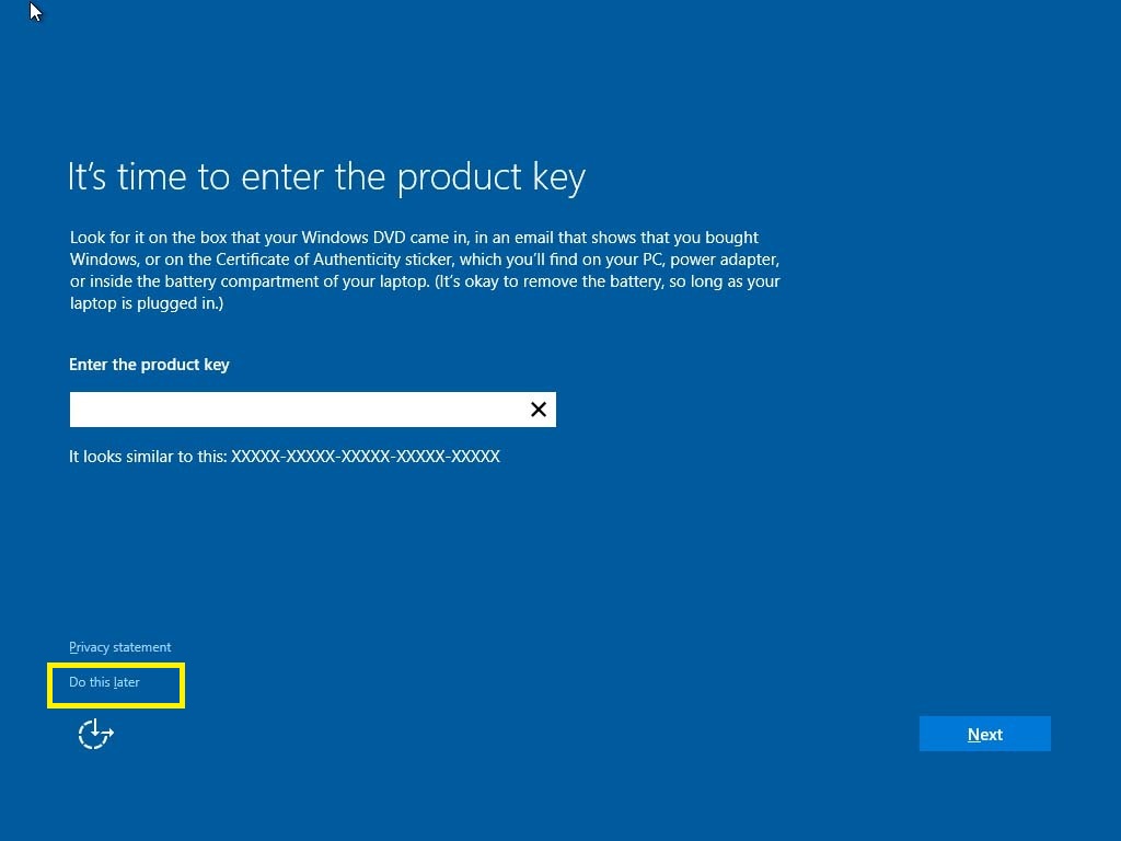 Is the Windows 7 upgrade to Windows 10 product key not valid?