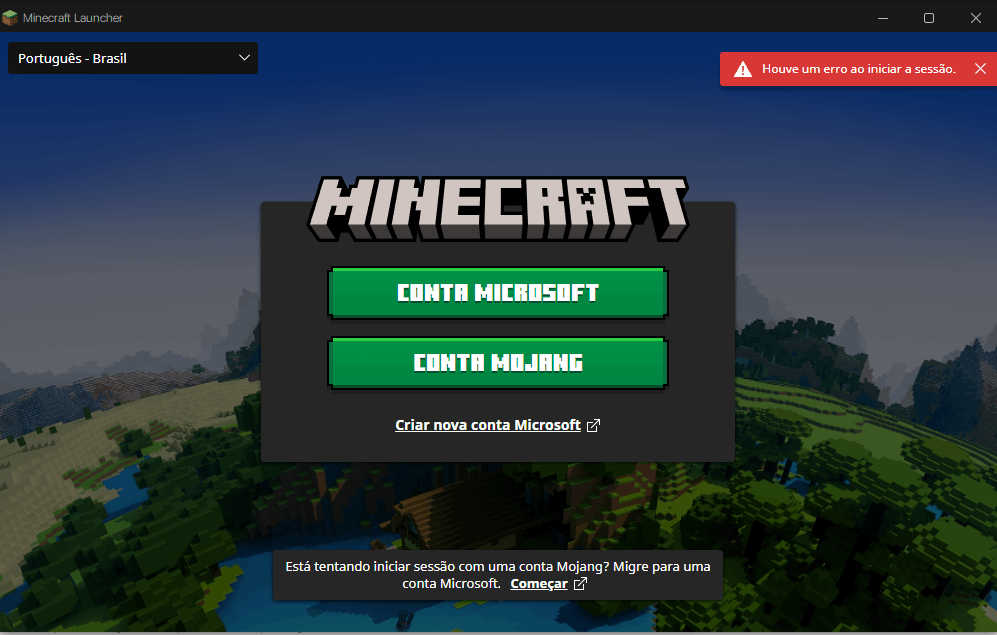 Não consigo baixar o Minecraft Windows 10 Edition - Microsoft