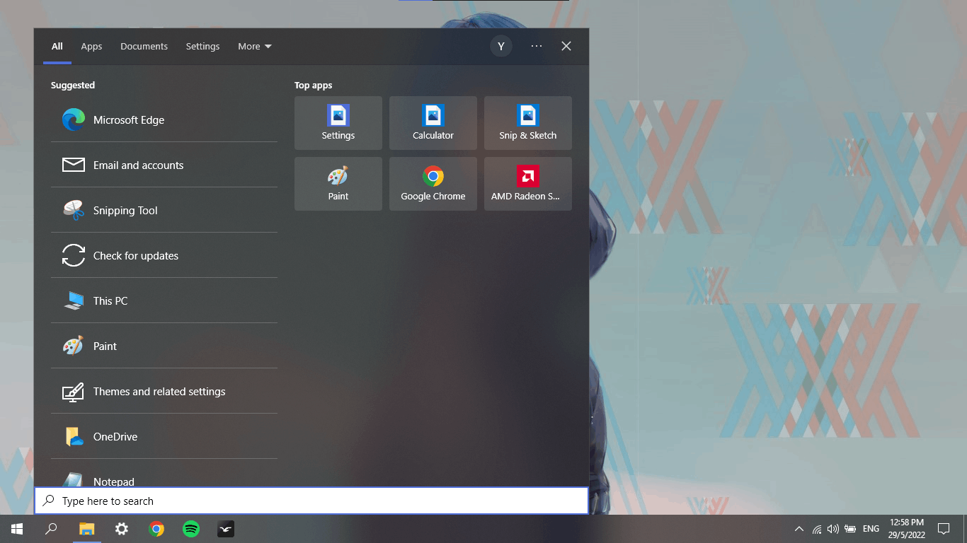 Icons Not Showing Up On Windows Search Bar - Microsoft Community