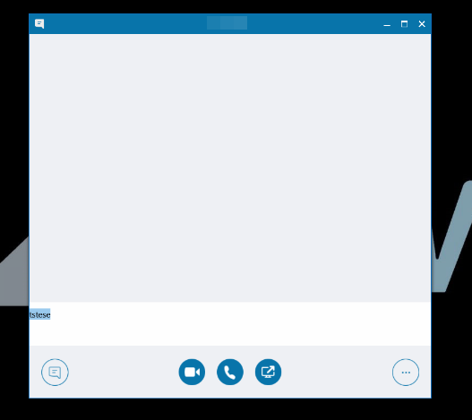 Skype For Business Chat Windows Is Missing Information Microsoft Community