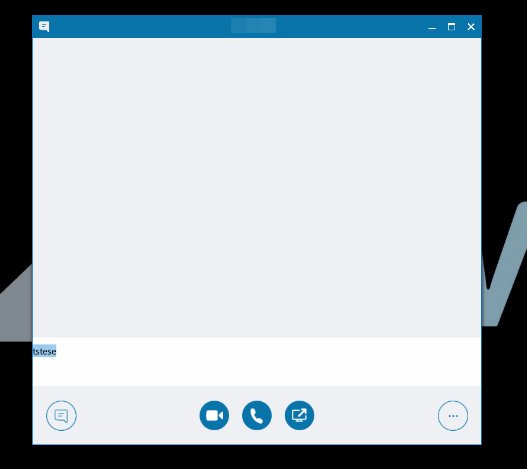 Skype For Business Chat Windows Is Missing Information Microsoft 