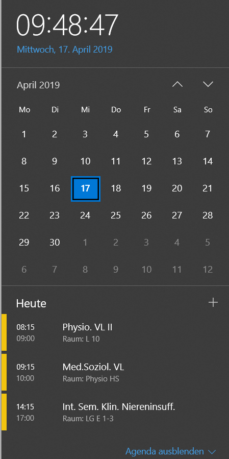 Anzeige Mehrerer Kalender In Der Windows Agenda - Microsoft Community