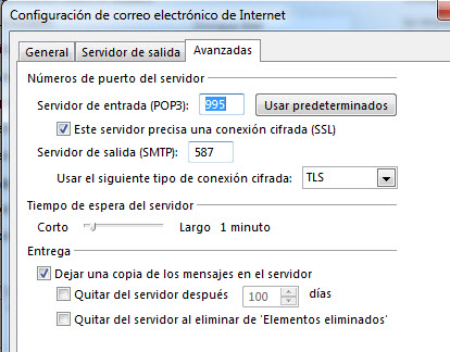 Error En Acceso POP3 Para Recibir Mensajes En Outlook ≈ Office 2016 ...