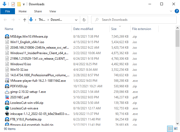 File Explorer Has Never Been Able To Sort By Size - Microsoft Community