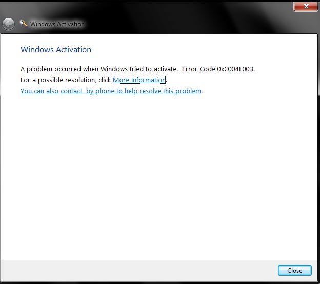 Windows 7 Ultimate License Key No Longer Works For Activation