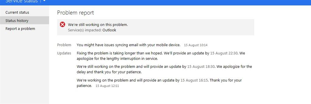 Outlook disconnected что делать