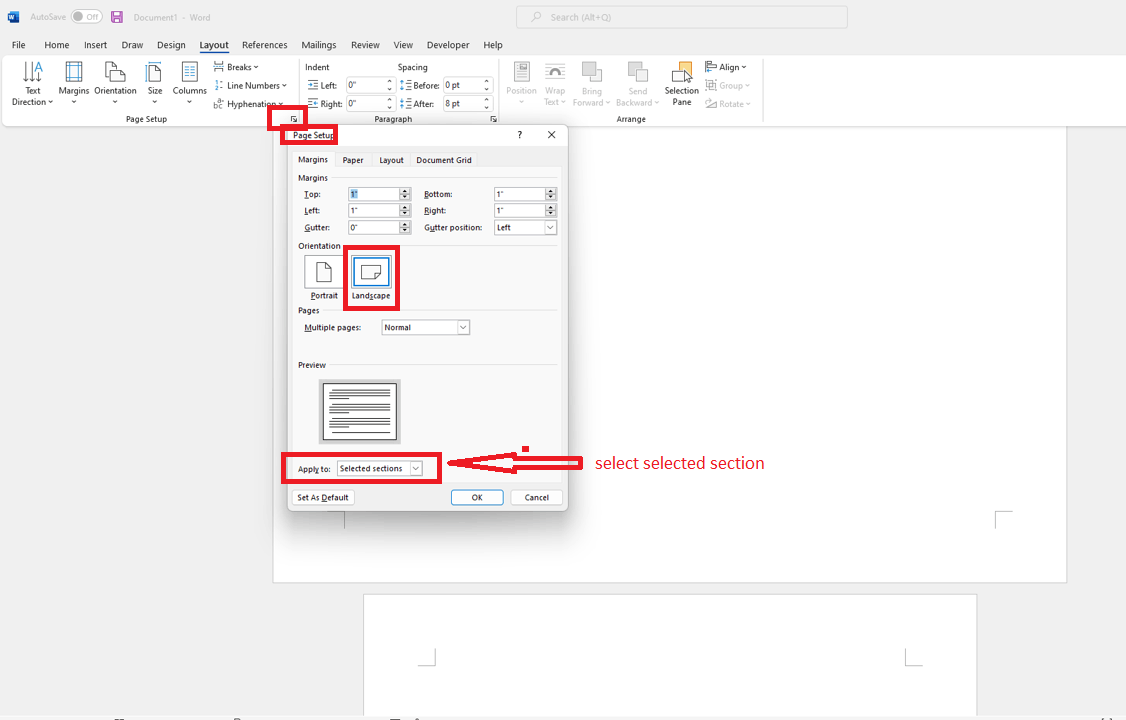 Ms Word - Page Layout - Single Page Not Working - Microsoft Community