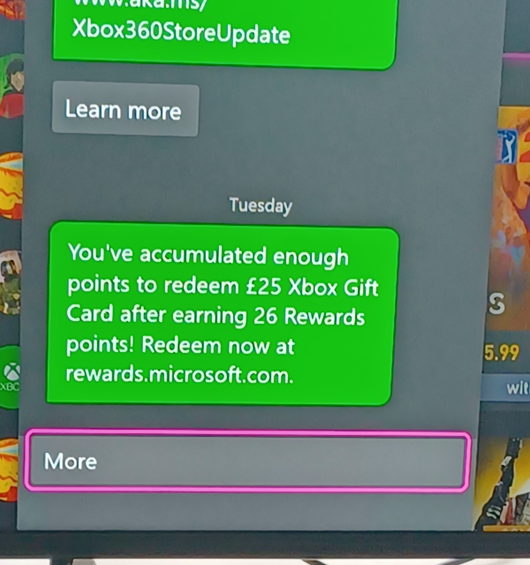 Had this message from Xbox the other day? How do I redeem this? Its -  Microsoft Community