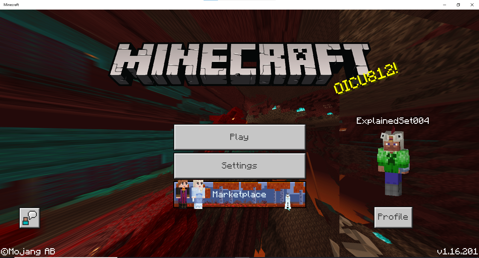 Minecraft Windows 10 Title Screen Is Glitched Microsoft Community