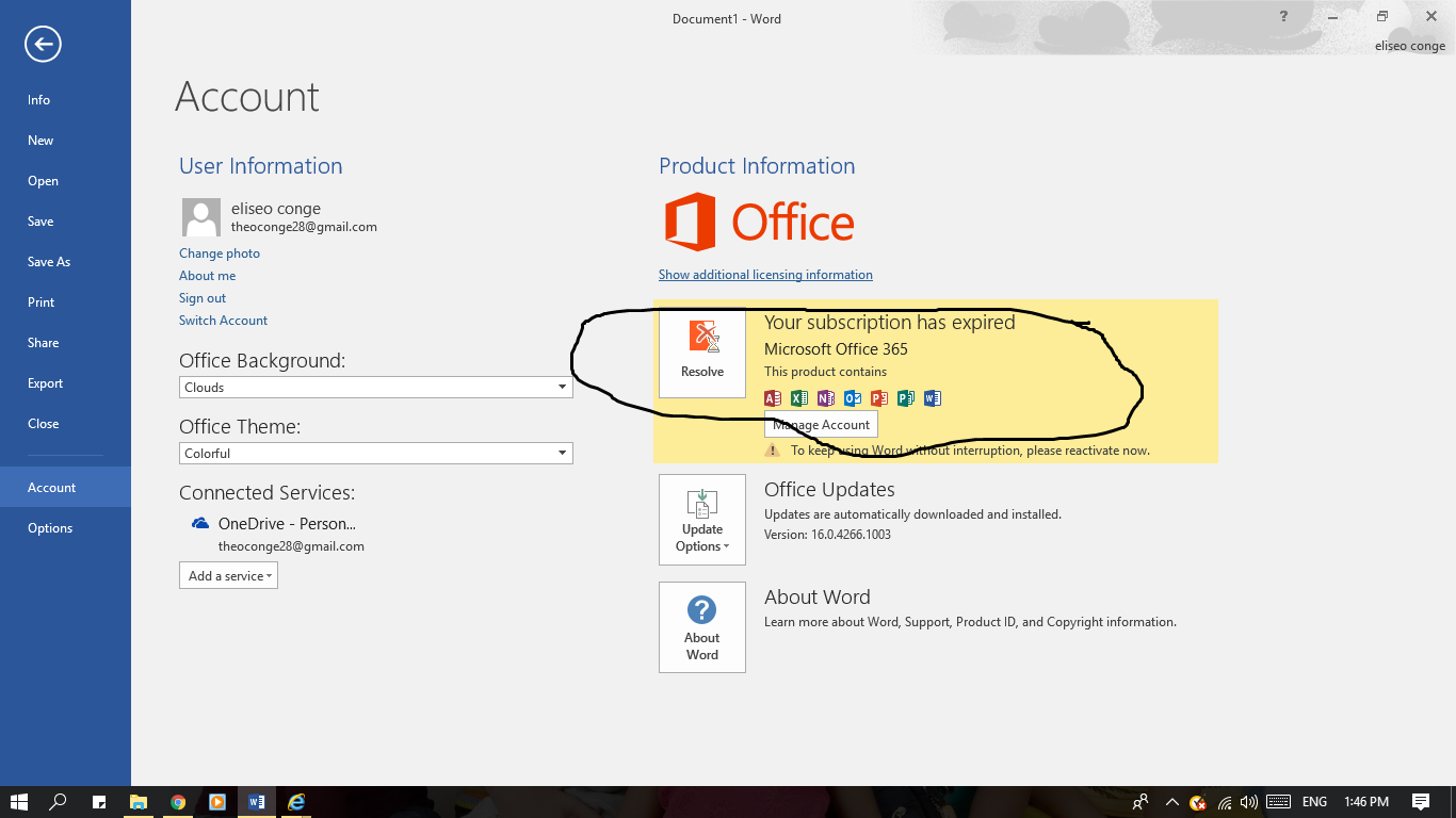 office reactivation - Microsoft Community