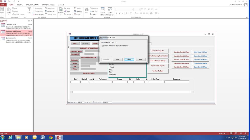 Runtime error 57121 excel 2007 решение