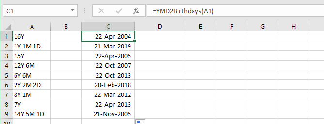 Age formatting in Years from Year, Month, Days format - Microsoft Community