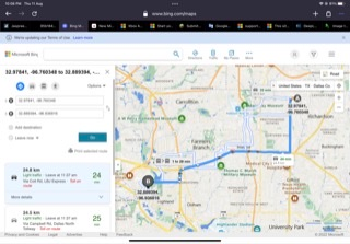 Bing Maps Fail To Show Direction. - Microsoft Community