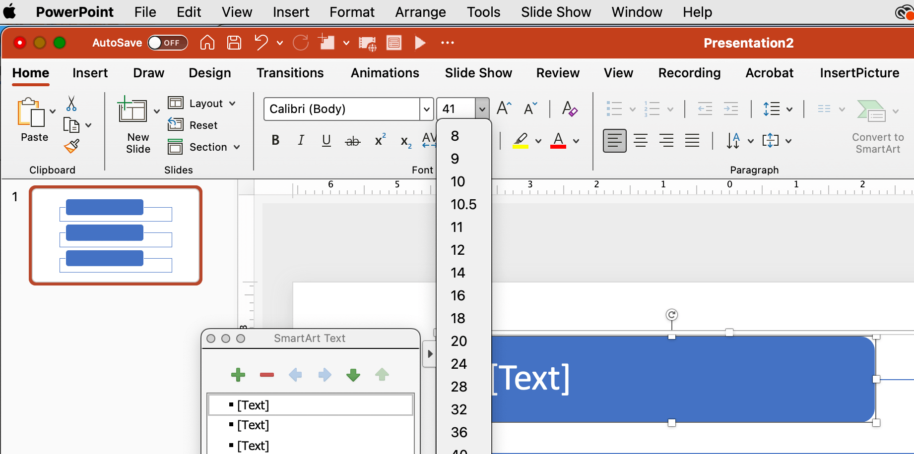 How do I change the font in SmartArt Microsoft Community