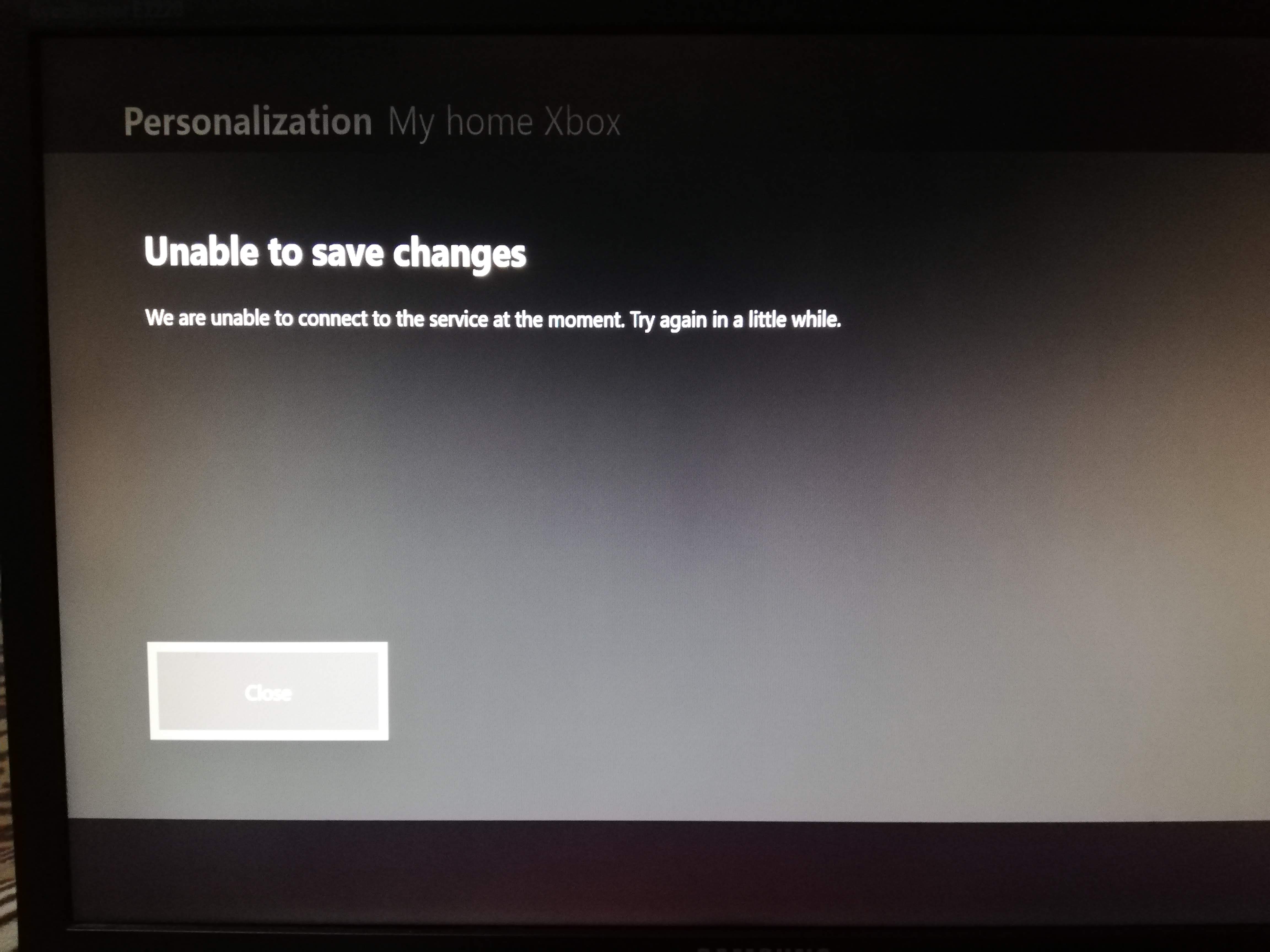 My home shop xbox not working