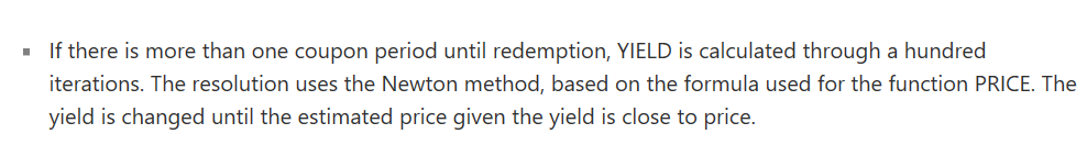 Is Yield Rate If Redemption Price Irrespective Of Other Microsoft Community