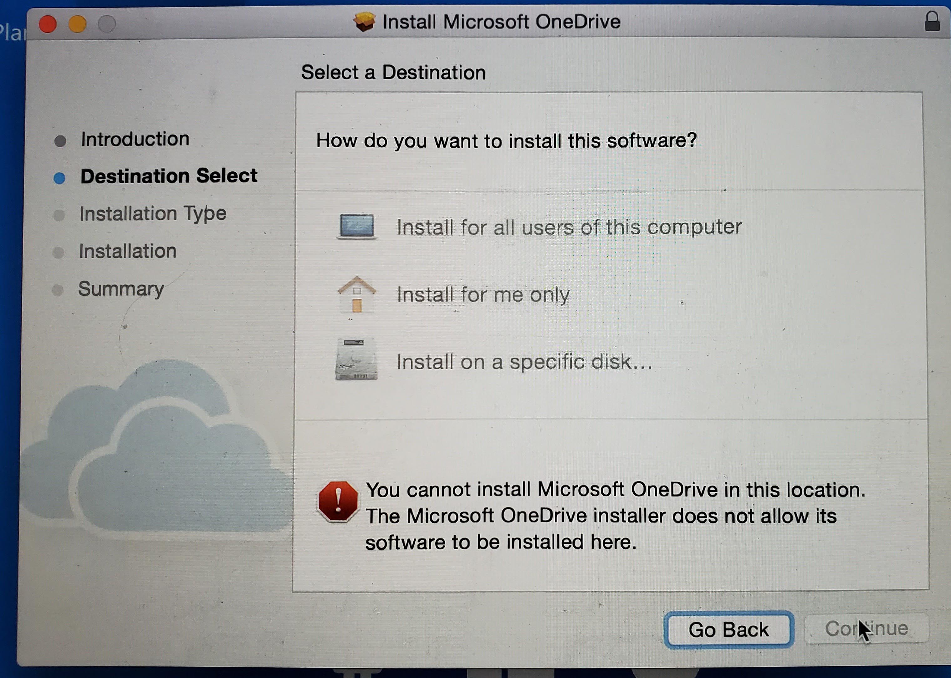 Как удалить onedrive mac os